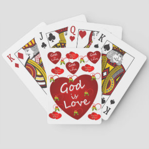 Valentijnse afspeelkaartdeck speelkaarten