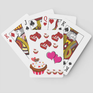 Valentijnse afspeelkaartdeck speelkaarten