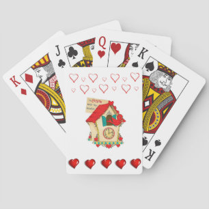 Valentijnse afspeelkaartdeck speelkaarten
