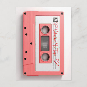  Valentijnse audio-cassette Feestdagenkaart