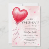 Valentijnse Baby shower uitnodiging (Voorkant)