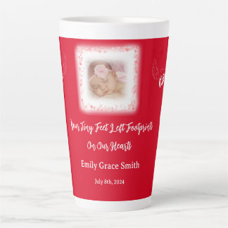 Valentijnse Baby-verlies Keepsake geurkaars Latte Mok