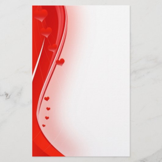 Valentijnse banketbakkerij briefpapier (Voorkant)