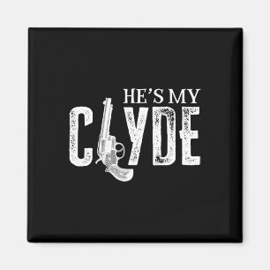 Valentijnse  Bonnie Clyde Matching Couple Love Top Magneet