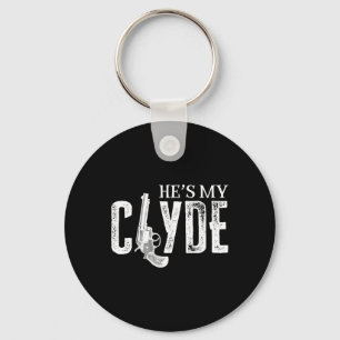 Valentijnse Bonnie Clyde Matching Couple Love Top Sleutelhanger