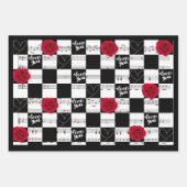 Valentijnse  cadeau inpakpapier vel (Voorkant)