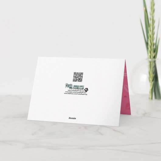 Valentijnse - Cavalier - Cooper Feestdagen Kaart (Achterkant)