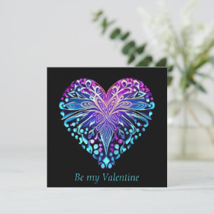 Valentijnse decoratieve Kaart voor hartontwerp