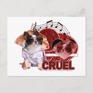 Valentijnse - Dont Be Cruel - Chihuahua - Gizmo Feestdagenkaart