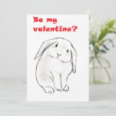 Valentijnse  feestdagenkaart (Staand voorkant)