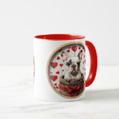Valentijnse Franse Bulldog Mok (Voorkant rechts)