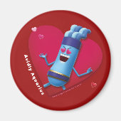 Valentijnse Fridge Magnet voor Aquarius Magneet (Voorkant)