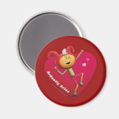 Valentijnse Fridge Magnet voor Aries Magneet (Voorkant / Achterkant)