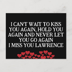 Valentijnse gevangenis lange afstand Hearts naam Feestdagenkaart