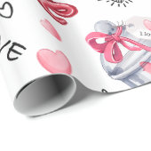 Valentijnse Gnome Cadeaupapier (Rol Hoek)