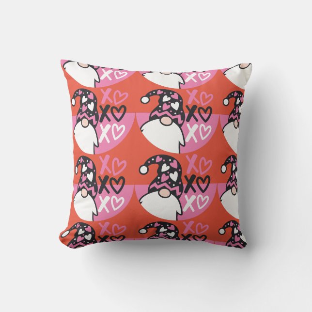 Valentijnse Gnome Kussen (Voorkant)