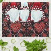 VALENTIJNSE GNOMES THEEDOEK (Gevouwen)