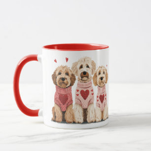 Valentijnse Goldendoodle Dogs Mok