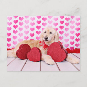 Valentijnse - GoldenDoodle - Maggie Feestdagenkaart