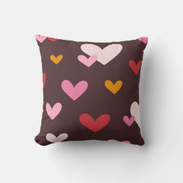 Valentijnse harten Aflutter Kussen