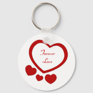 Valentijnse  Harten Sleutelhanger