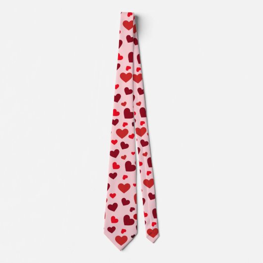 Valentijnse harten stropdas (Voorkant)