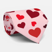 Valentijnse harten stropdas (Opgerold)