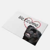 Valentijnse hond deurmat (Schuin)