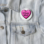 Valentijnse  Hug me Ronde Button 5,7 Cm (In situ)