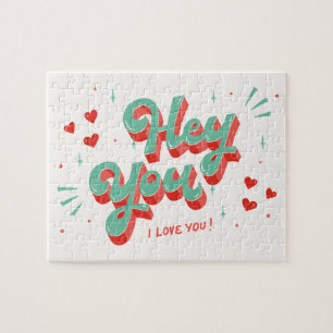 Valentijnse Ik hou van je puzzel