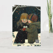 Valentijnse kaart winternacht (Achterkant)