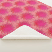 Valentijnse kleuren burst sherpa deken (3/4)