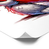 Valentijnse Koala Schattige Koala Hart Poster (Hoek)