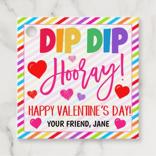 Valentijnse Labels Cadeau (Voorkant)