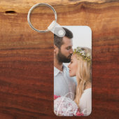 Valentijnse Liefde Foto Couple Keepomwille Sleutelhanger (Voorkant)