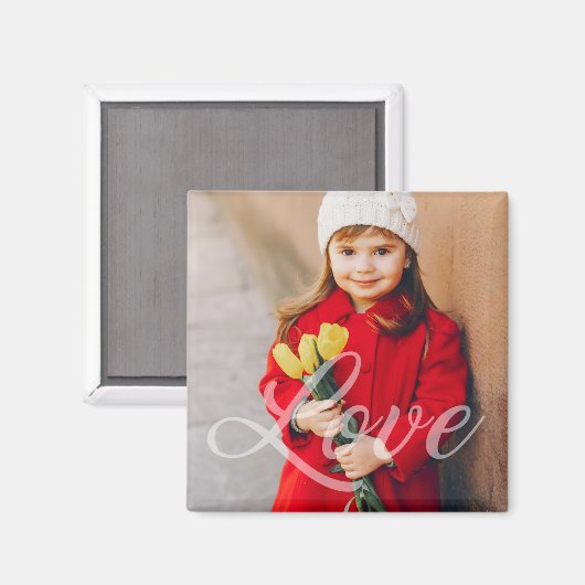 Valentijnse  Liefde Foto Keepomwille Magneet (Voorkant / Achterkant)