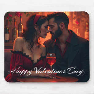Valentijnse magie met romantische saamhorigheid muismat