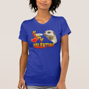 Valentijnse Meerkat Women's  T-Shirt