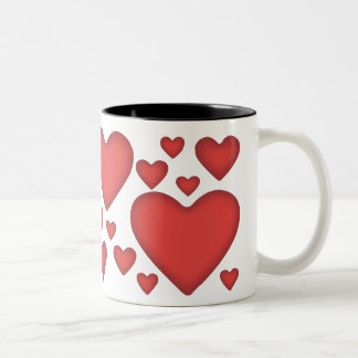 Valentijnse Mok Rode hartkoffie