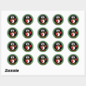 Valentijnse Pinguïn Sticker (Vel)