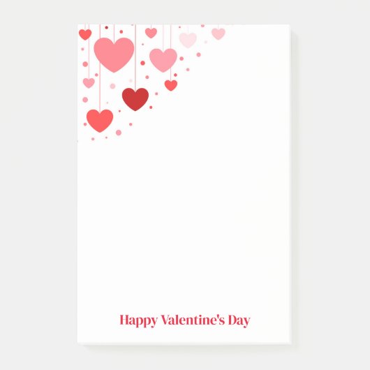Valentijnse Post-it-Notes Post-it® Notes (Voorkant)