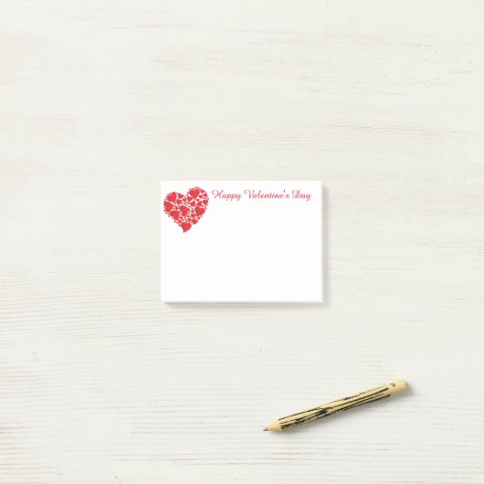Valentijnse  Post-it-Notes Post-it® Notes (Op bureau)