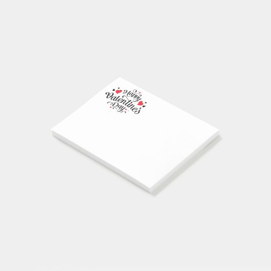 Valentijnse Post-it-Notes Post-it® Notes (Schuin)