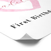 Valentijnse Poster van het het Welkomstteken van d (Hoek)