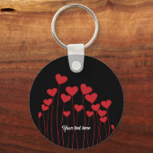 Valentijnse ring van de Sleutel van de Verkoop/van Sleutelhanger (Voorkant)