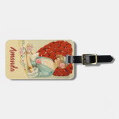  Valentijnse Rode Hart bagagelabel (Voorkant horizontaal)