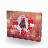 Valentijnse  | Rode harten | Uw foto (Rechts)