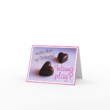Valentijnse  Romantische Chocoladeharten Speel elk