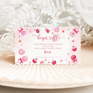 Valentijnse roze hardeerklepkaartje informatiekaartje