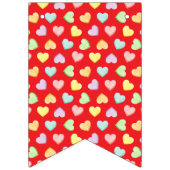 Valentijnse Snoep bunting banner (Eerste vlag)